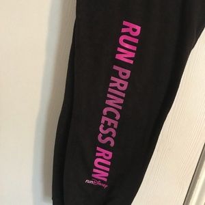 Run Disney Princess Run sweats.